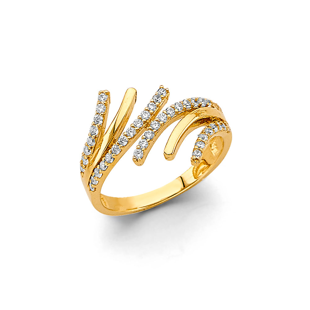 14K Yellow Gold Religious, 15 Años & Crown Ring - RG3416
