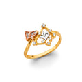 14K Yellow Gold Religious, 15 Años & Crown Ring - RG3430