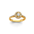 14K Yellow Gold Half Set - RG3434