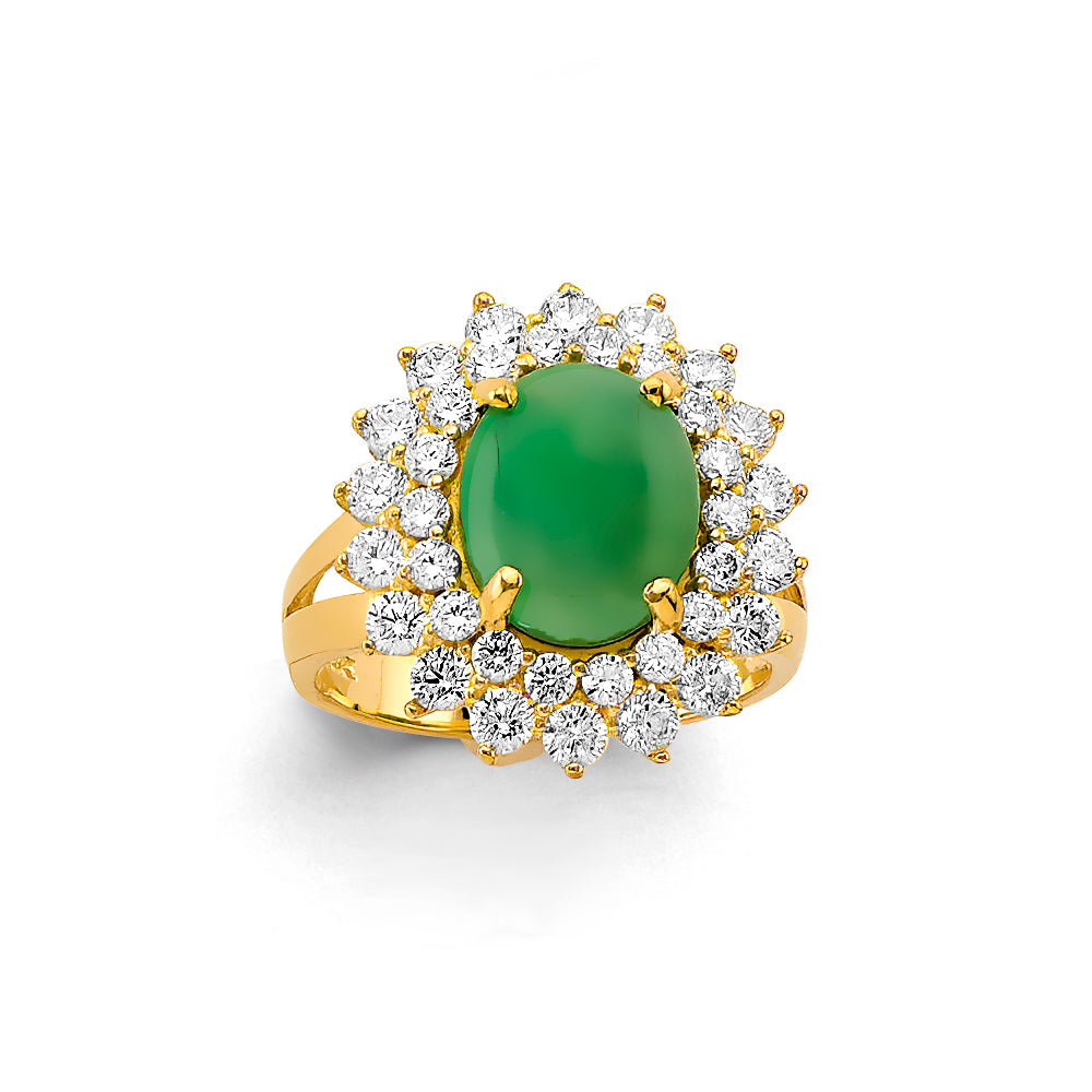 14K Yellow Gold Half Set - RG3444