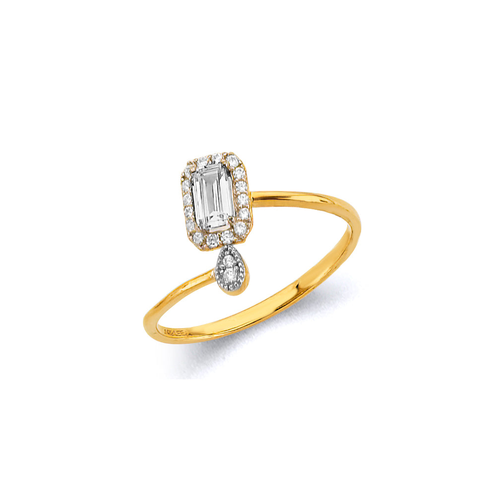 14K Yellow Gold Monthly & Zodiac Jewelry - RG3445 - Image 4