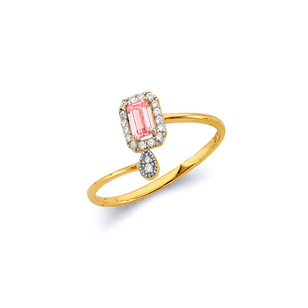 14K Yellow Gold Monthly & Zodiac Jewelry - RG3445 - Image 10