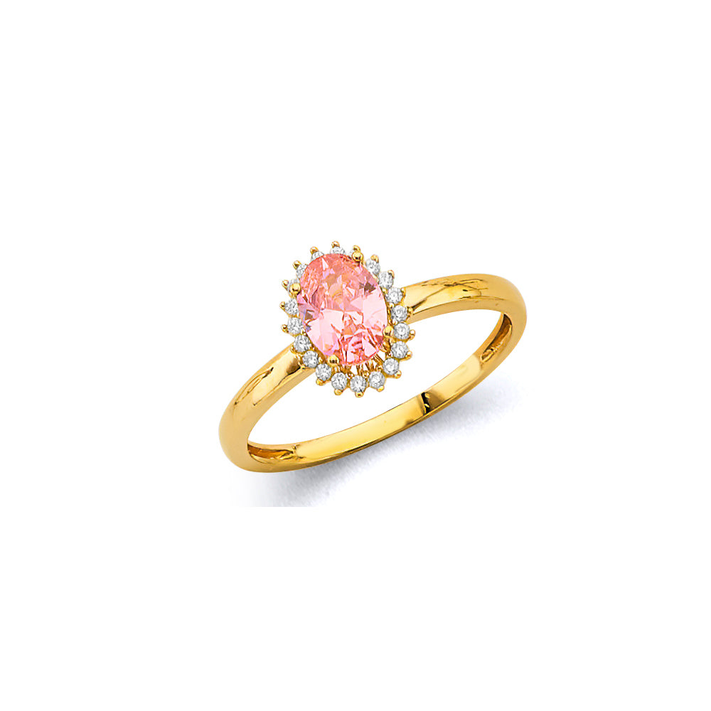 14K Yellow Gold Monthly & Zodiac Jewelry - RG3446 - Image 10
