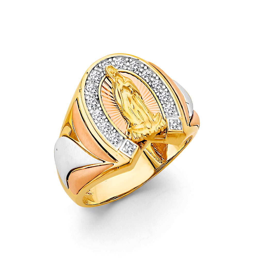 14K Yellow Gold Men's, Signet & Nugget Ring - RG3493