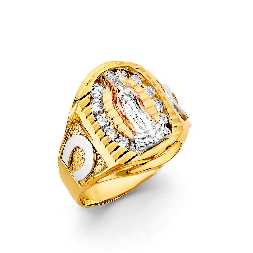 14K Yellow Gold Men's, Signet & Nugget Ring - RG3494