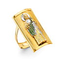 14K Yellow Gold Men's, Signet & Nugget Ring - RG3496