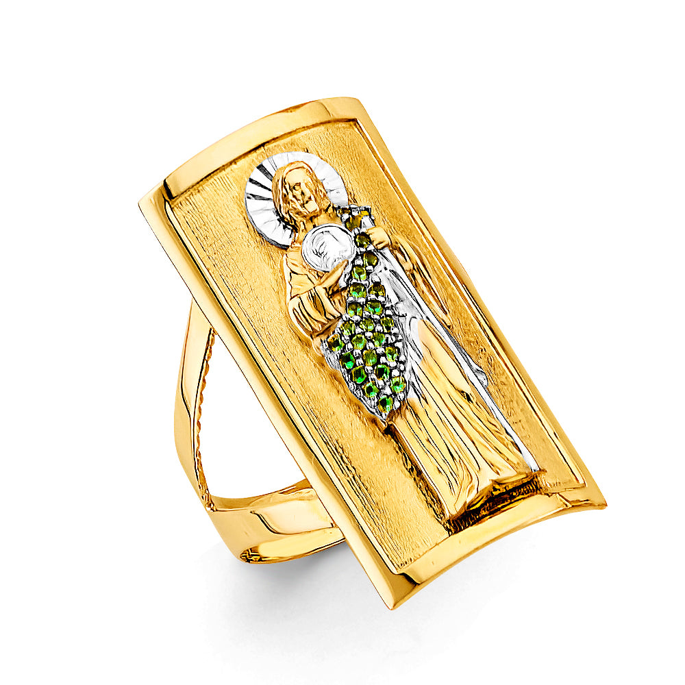 14K Yellow Gold Men's, Signet & Nugget Ring - RG3496