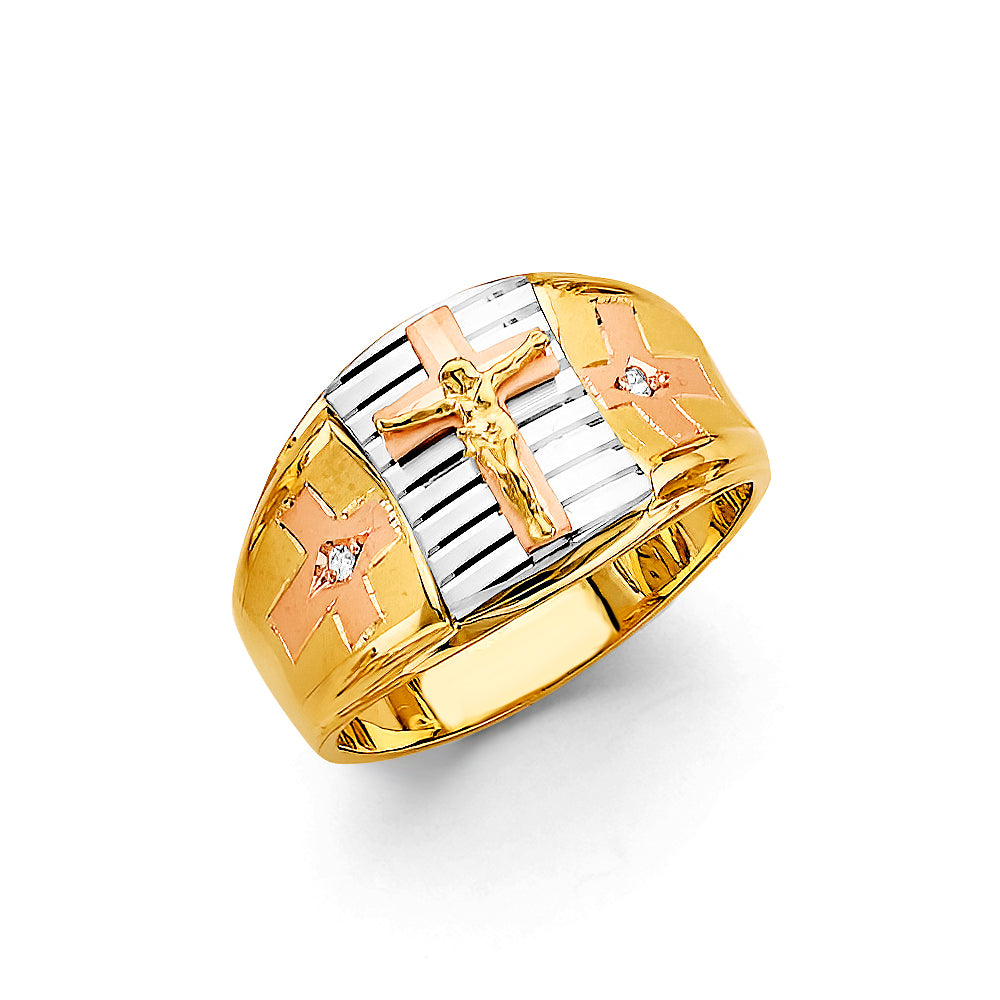 14K Yellow Gold Men's, Signet & Nugget Ring - RG3506