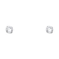 14K Yellow Gold Stud Earring & Solitaire Jewelry 3mm - ST109