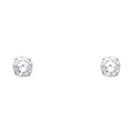 14K Yellow Gold Stud Earring & Solitaire Jewelry 3mm - ST110