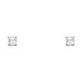 14K Yellow Gold Stud Earring & Solitaire Jewelry 3mm - ST119