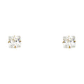 14K Yellow Gold Stud Earring & Solitaire Jewelry 3mm - ST132