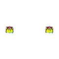 14K Yellow Gold Stud Earring & Solitaire Jewelry - ST174