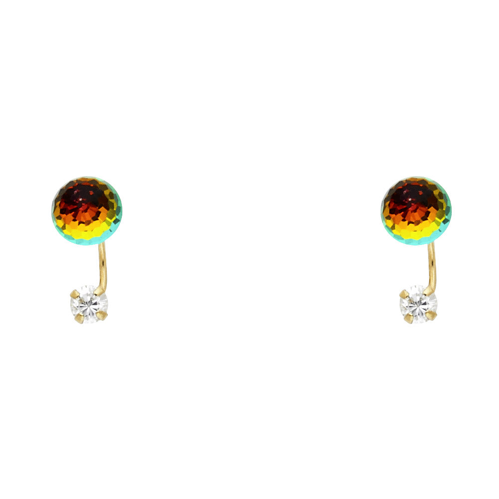 14K Yellow Gold Dangling, Telephone & Nose Jewelry - ST175