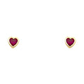 14K Yellow Gold Stud Earring & Solitaire Jewelry 5mm - ST193