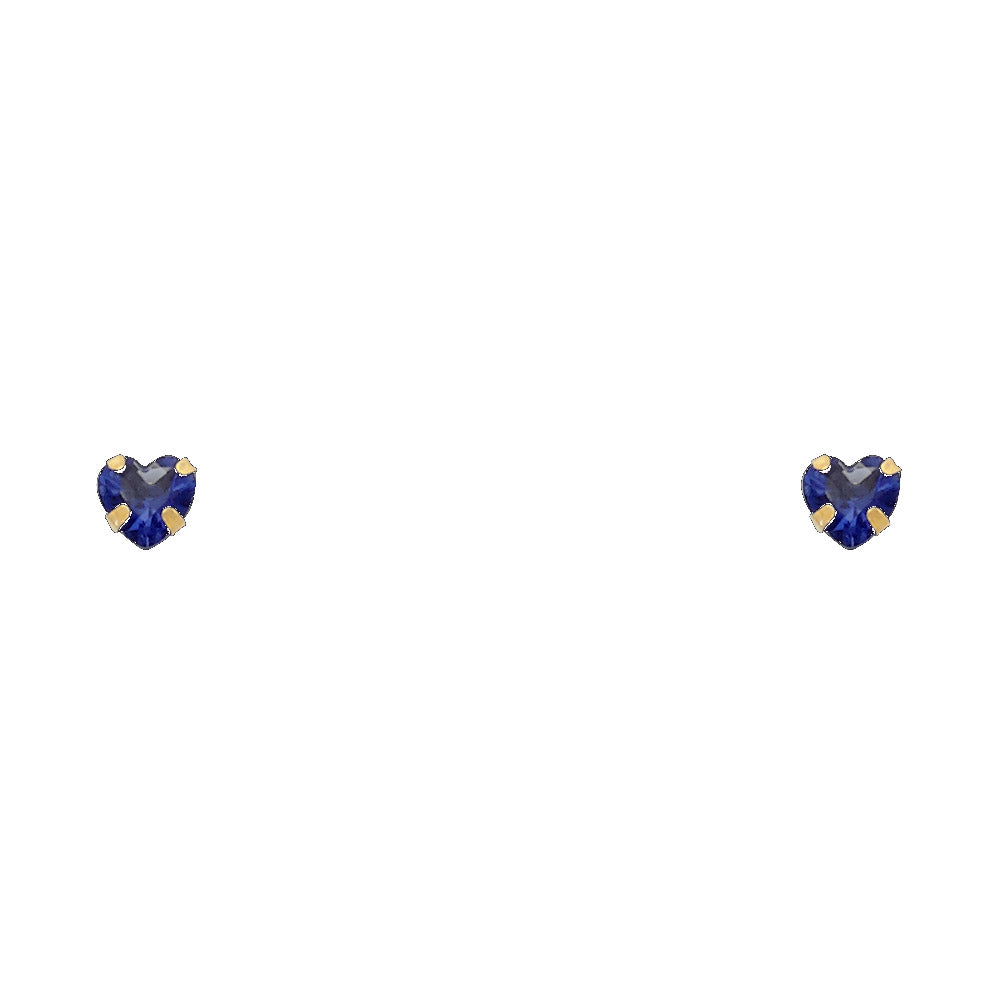 14K Yellow Gold Stud Earring & Solitaire Jewelry 4mm - ST199 - Image 9