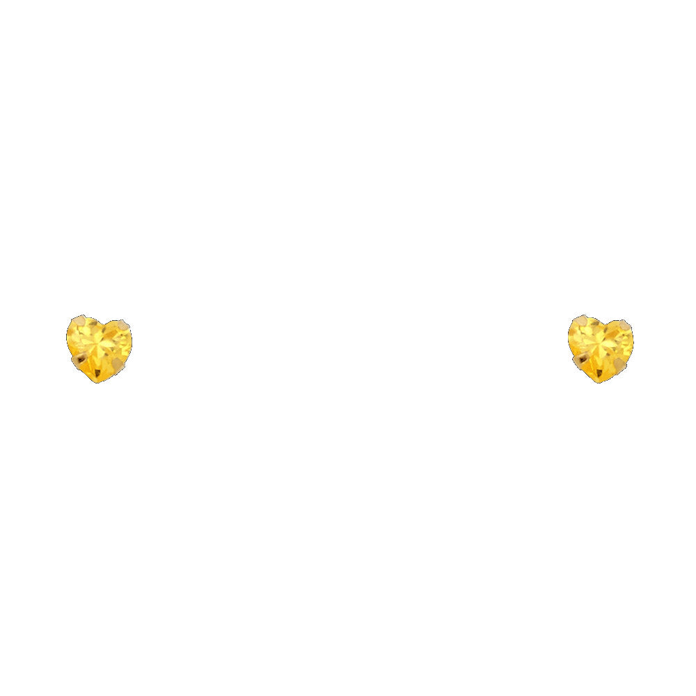 14K Yellow Gold Stud Earring & Solitaire Jewelry 4mm - ST199 - Image 11