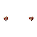14K Yellow Gold Stud Earring & Solitaire Jewelry 4mm - ST200