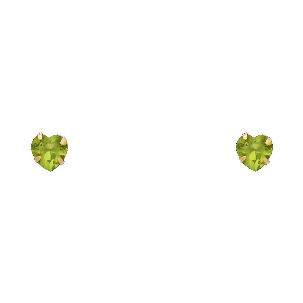 14K Yellow Gold Stud Earring & Solitaire Jewelry 4mm - ST200 - Image 8