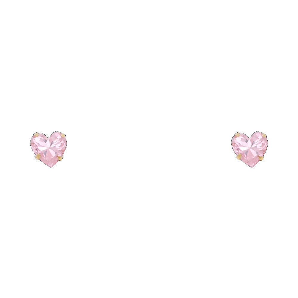 14K Yellow Gold Stud Earring & Solitaire Jewelry 4mm - ST200 - Image 10