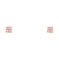14K Yellow Gold Stud Earring & Solitaire Jewelry - ST216