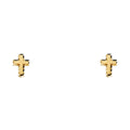 14K Yellow Gold Stud Earring & Solitaire Jewelry - ST345