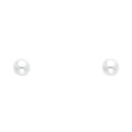 14K Yellow Gold Stud Earring & Solitaire Jewelry 6mm - ST350