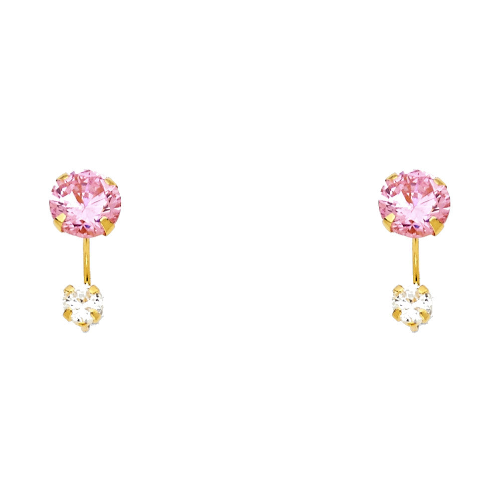 14K Yellow Gold Dangling, Telephone & Nose Jewelry - ST379