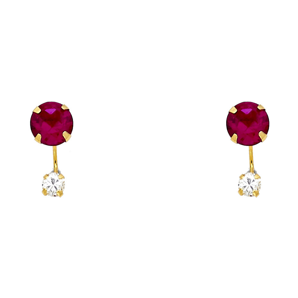 14K Yellow Gold Dangling, Telephone & Nose Jewelry - ST380