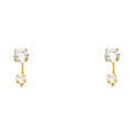 14K Yellow Gold Dangling, Telephone & Nose Jewelry - ST381