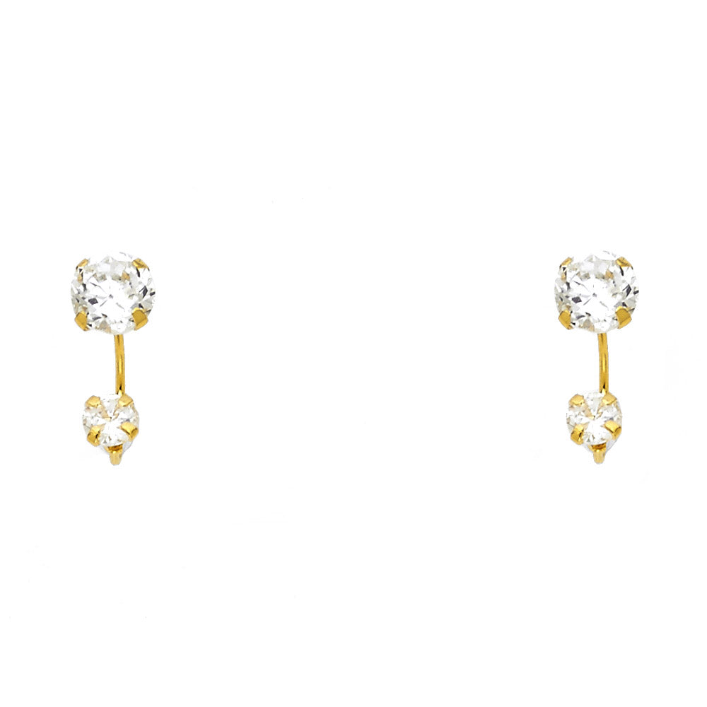 14K Yellow Gold Dangling, Telephone & Nose Jewelry - ST381