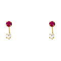 14K Yellow Gold Dangling, Telephone & Nose Jewelry - ST386