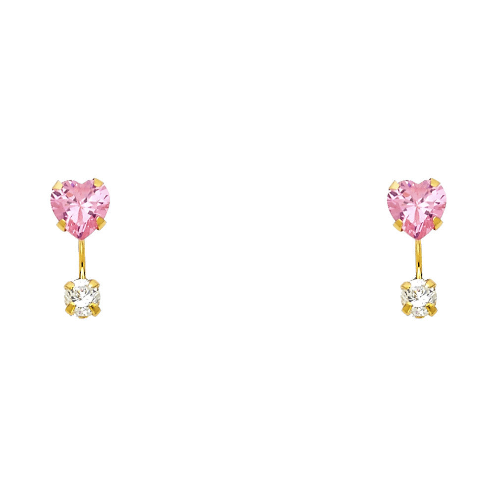 14K Yellow Gold Dangling, Telephone & Nose Jewelry - ST387