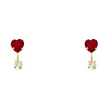 14K Yellow Gold Dangling, Telephone & Nose Jewelry - ST388