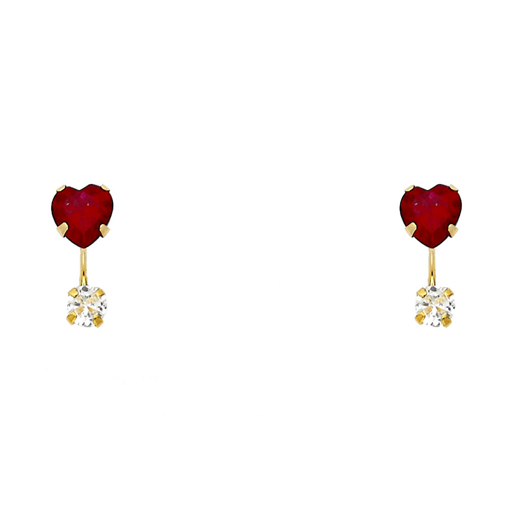 14K Yellow Gold Dangling, Telephone & Nose Jewelry - ST388