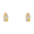 14K Yellow Gold Stud Earring & Solitaire Jewelry - ST417