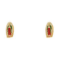 14K Yellow Gold Stud Earring & Solitaire Jewelry - ST453