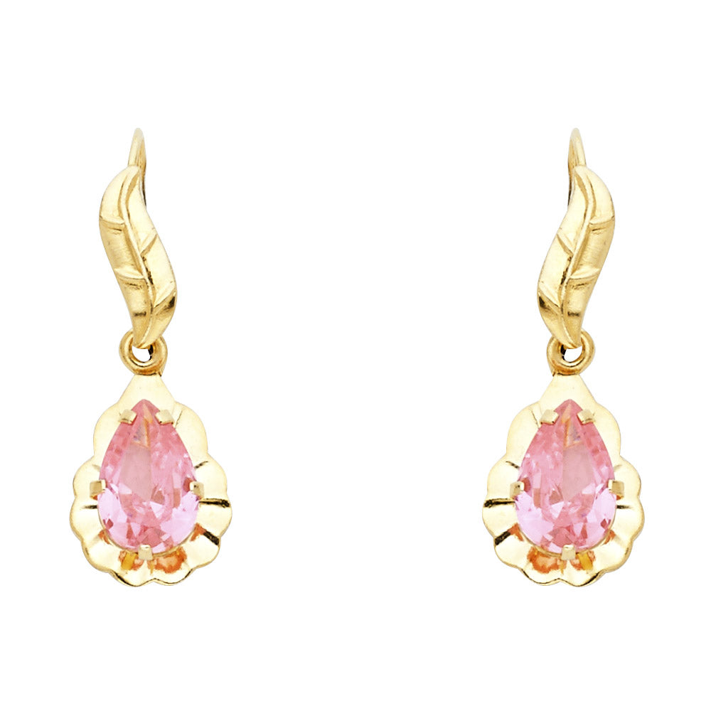 14K Yellow Gold Dangling, Telephone & Nose Jewelry - ST466