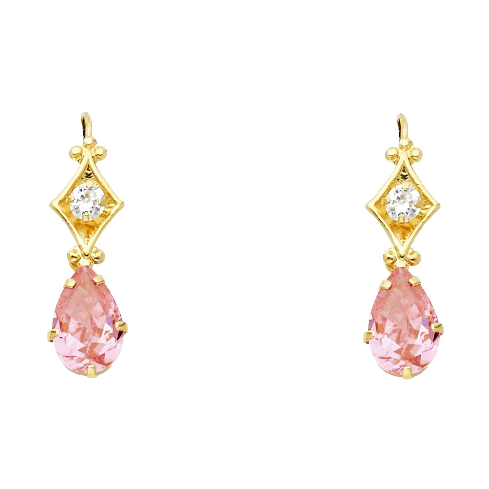 14K Yellow Gold Dangling, Telephone & Nose Jewelry - ST477