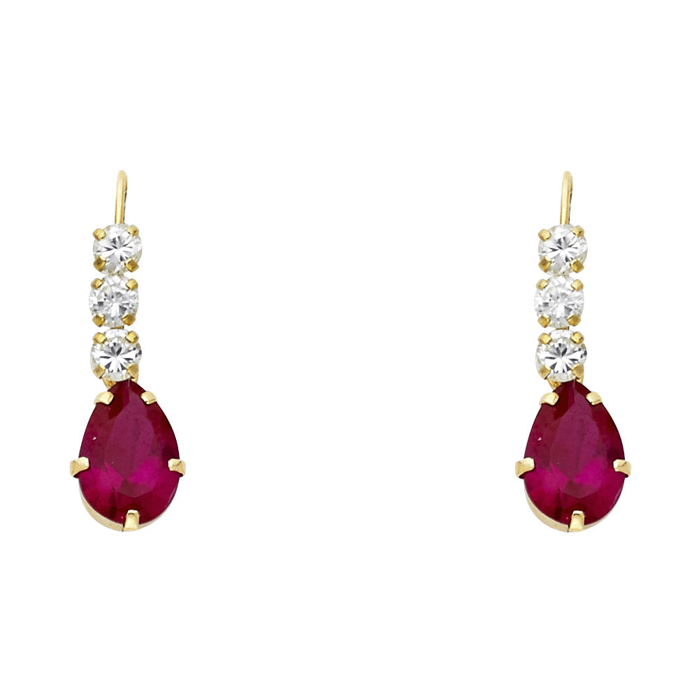 14K Yellow Gold Dangling, Telephone & Nose Jewelry - ST478