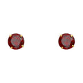 14K Yellow Gold Stud Earring & Solitaire Jewelry 2mm - ST521