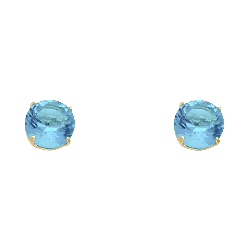 14K Yellow Gold Stud Earring & Solitaire Jewelry 2mm - ST521 - Image 12