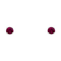 14K Yellow Gold Stud Earring & Solitaire Jewelry 2mm - ST524