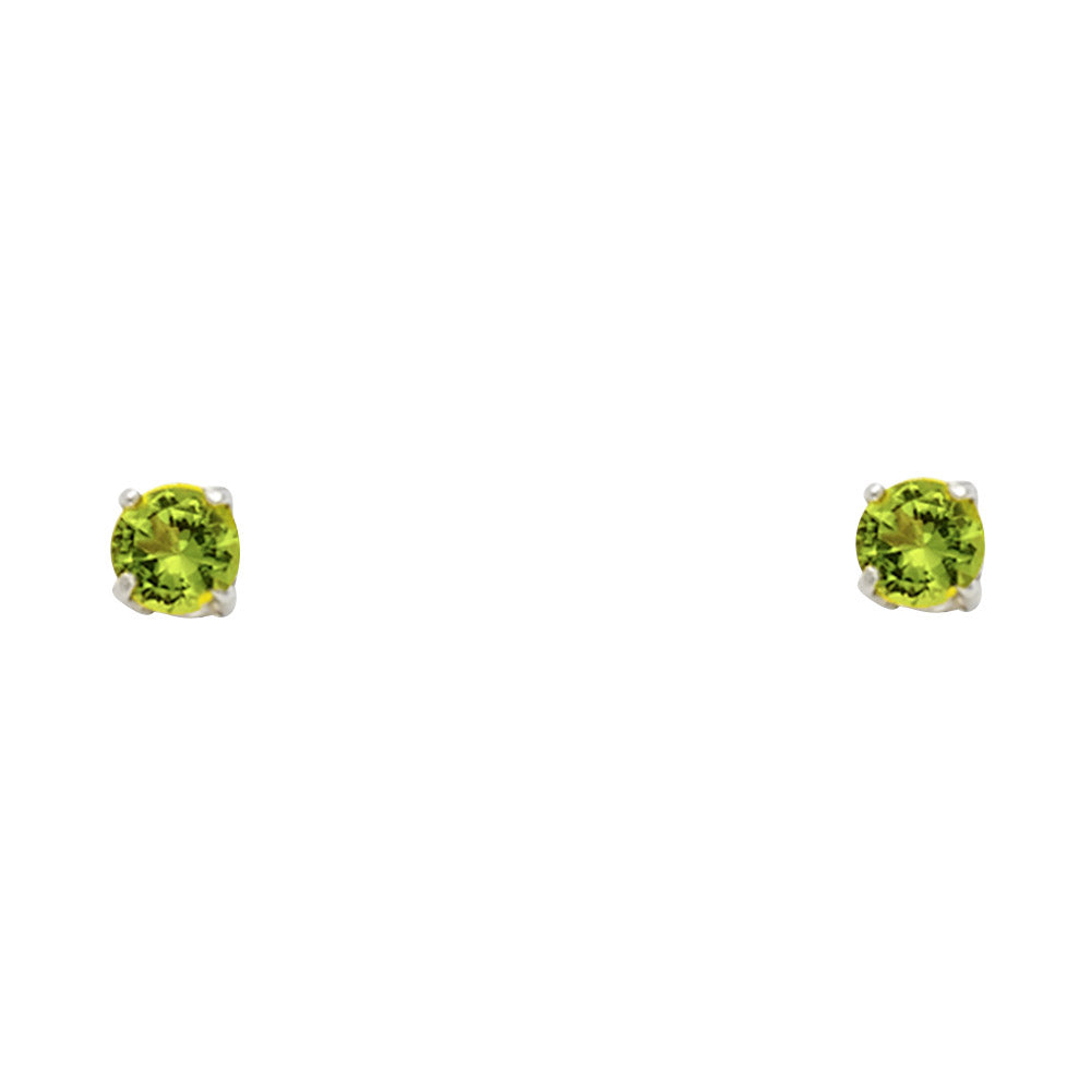 14K Yellow Gold Stud Earring & Solitaire Jewelry 2mm - ST524 - Image 8