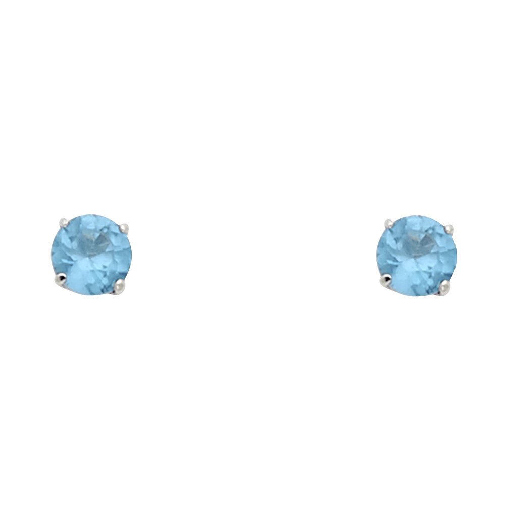 14K Yellow Gold Stud Earring & Solitaire Jewelry 2mm - ST525 - Image 3