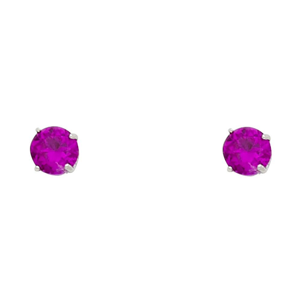 14K Yellow Gold Stud Earring & Solitaire Jewelry 2mm - ST525 - Image 7