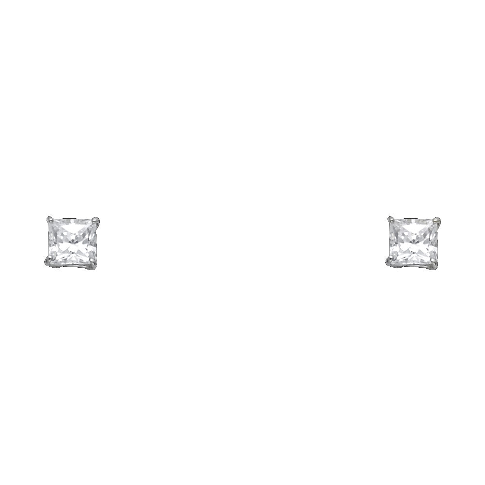14K Yellow Gold Stud Earring & Solitaire Jewelry 3mm - ST527