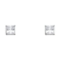 14K Yellow Gold Stud Earring & Solitaire Jewelry 3mm - ST534