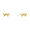 14K Yellow Gold Stud Earring & Solitaire Jewelry - ST545
