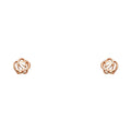 14K Yellow Gold Stud Earring & Solitaire Jewelry - ST549